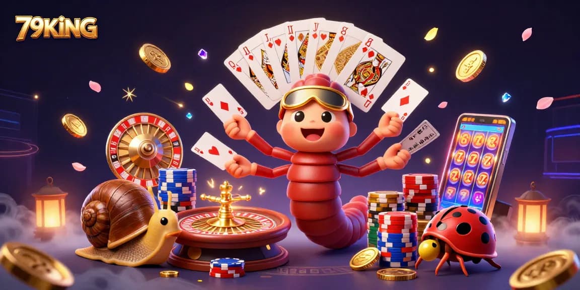 Experience the thrill of 79KING with colorful casino characters and vibrant gameplay elements.