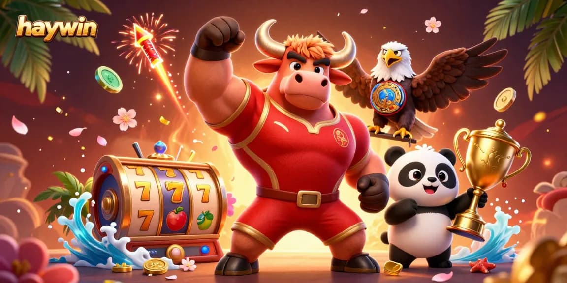 Experience thrilling wins with haywin's vibrant 3D casino action, featuring dynamic slot games and lively characters.