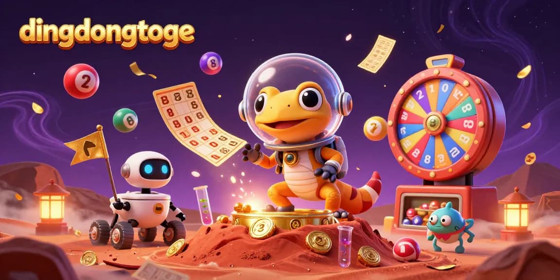 Experience the excitement of dingdongtoge as a Martian gecko uncovers a hidden casino.