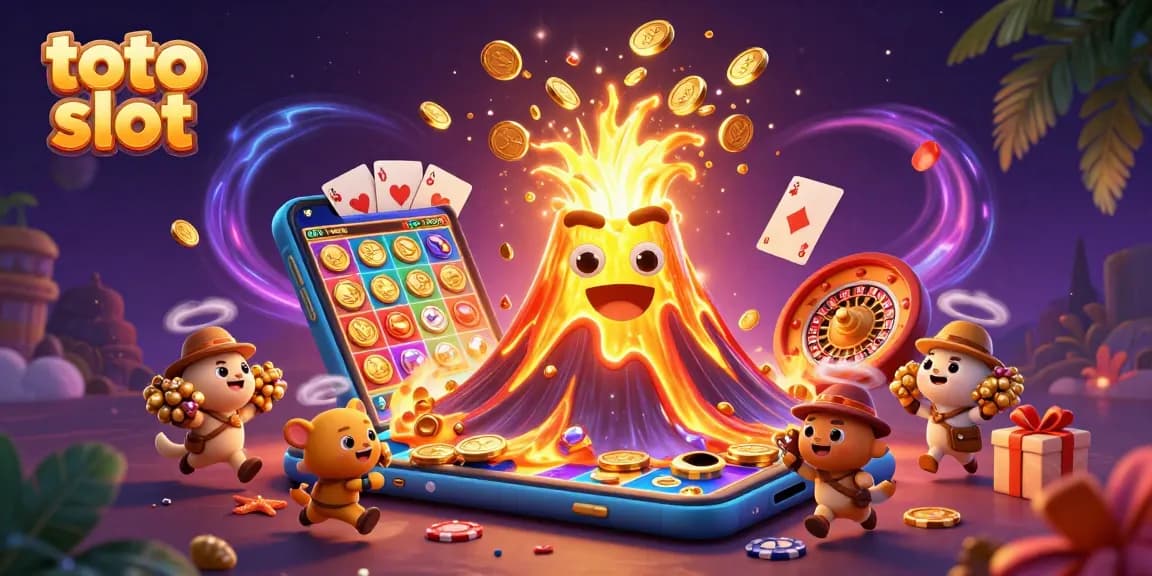 Win big with toto slot at an exciting casino adventure with captivating characters and elements!