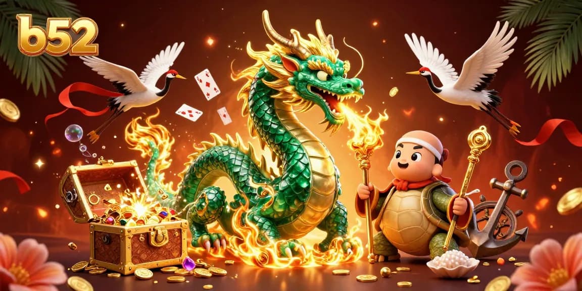 Experience thrilling gameplay at b52 casino with dynamic dragons and vibrant game elements.
