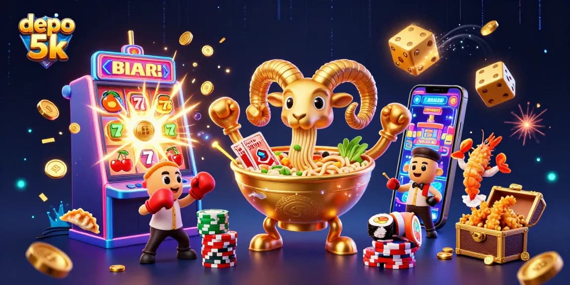 Menangkan jackpot di depo 5k sambil menikmati permainan slot yang penuh warna dan menarik.