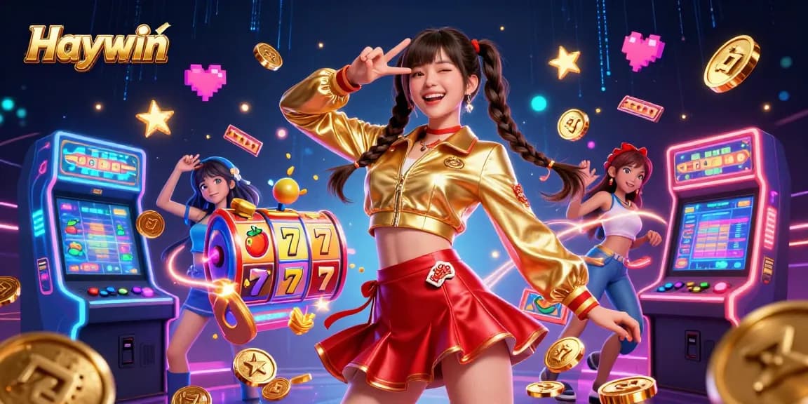 Experience the thrill of Haywin with vibrant slot reels and joyful gameplay elements.