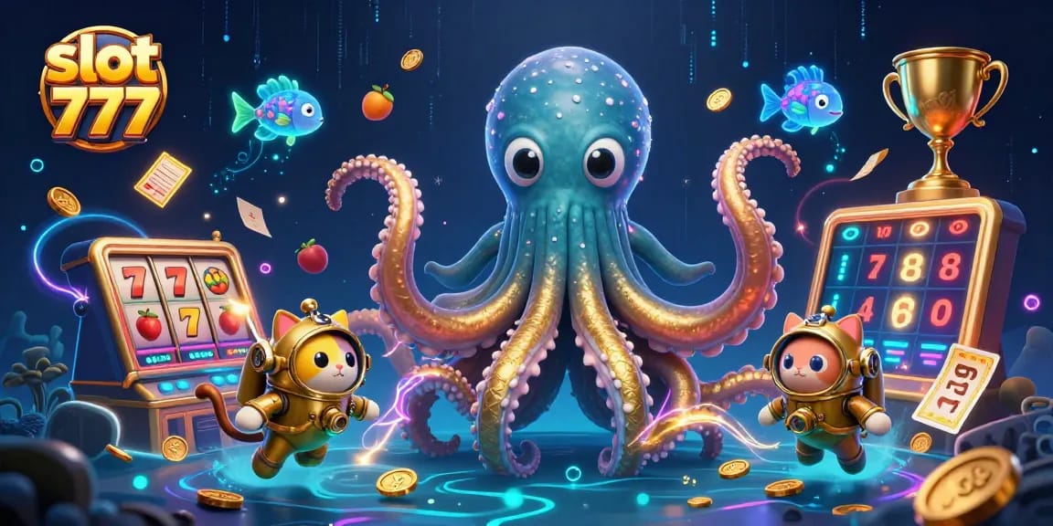 Experience thrilling spins with slot 777 in a vibrant casino-themed fantasy illustration.