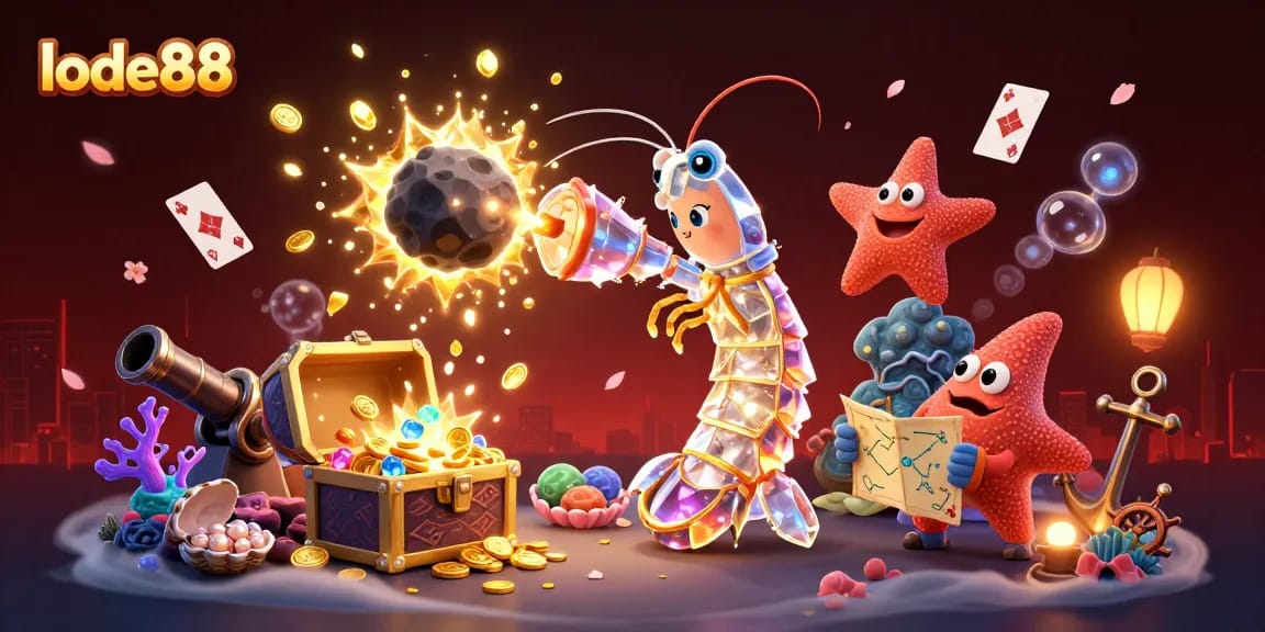 Play and win with lode88's immersive gaming experience in a captivating cosmic scene.