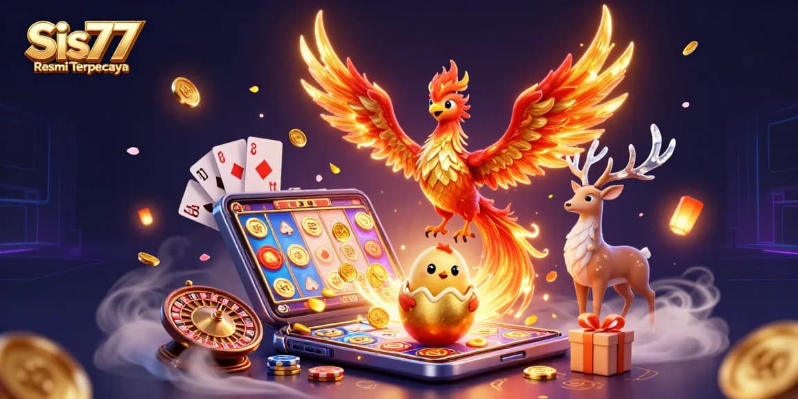 Gambarlah momen menarik di SIS77 Resmi Terpercaya dengan phoenix api dan permainan slot menggiurkan.