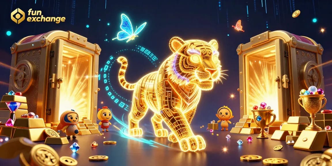 Experience the excitement of the fun exchange platform with a vibrant, animated casino atmosphere.