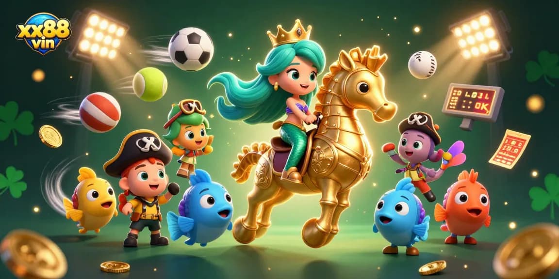 Experience thrilling gameplay with xx88 vin as our enchanting mermaid princess leads the way!