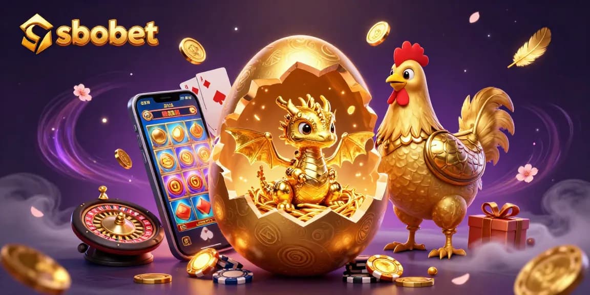 Experience sbobet sports betting with a vibrant scene showcasing dynamic casino elements.