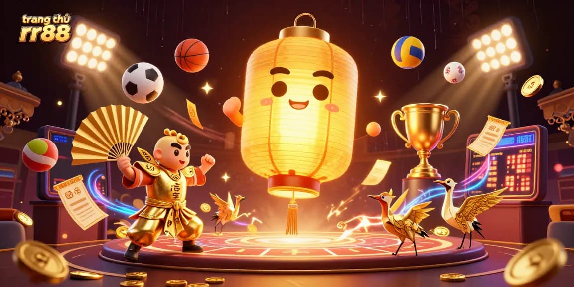 Bet big at trang chủ rr88 with an exhilarating 3D casino scene of vibrant elements.