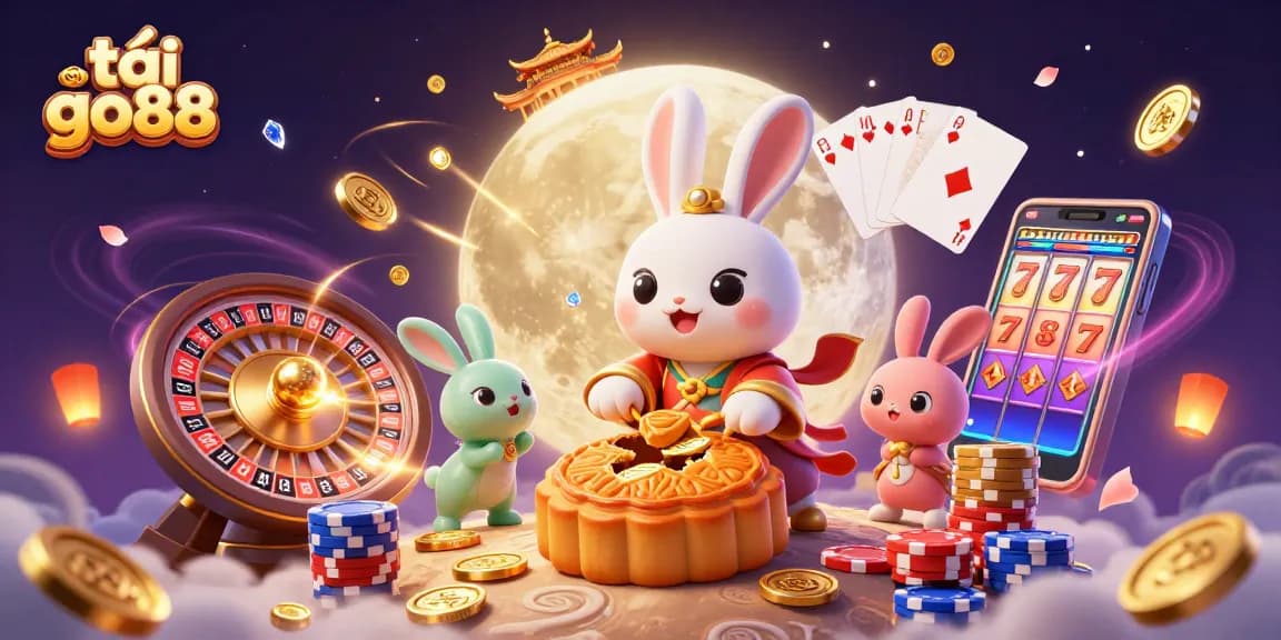 Experience the thrill of tải go88 as you engage with whimsical elements in a lively 3D casino scene.