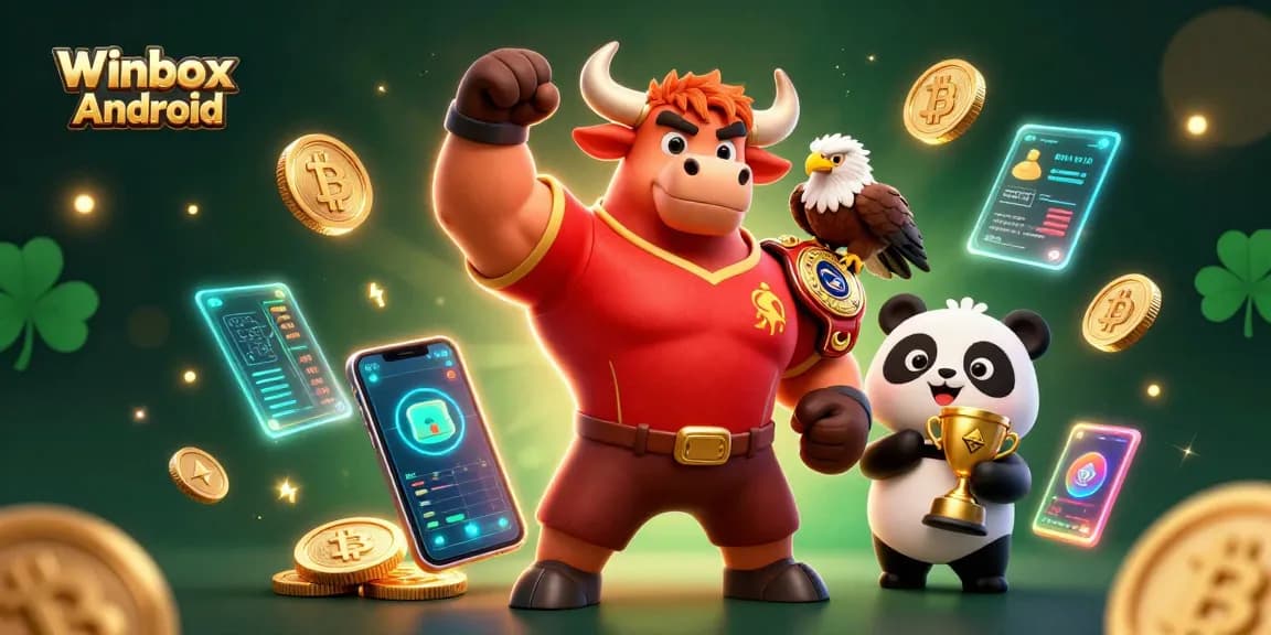 Experience the excitement of Winbox Android with thrilling gaming visuals and dynamic imagery.