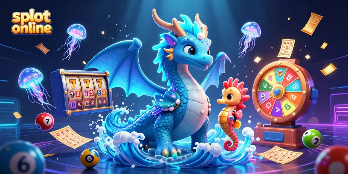 Menangkan jackpot di slot online dengan karakter naga air yang megah dan seahorse berani.