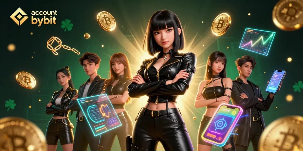 Sign up to open account bybit and activate your cryptocurrency trading journey with engaging visuals.