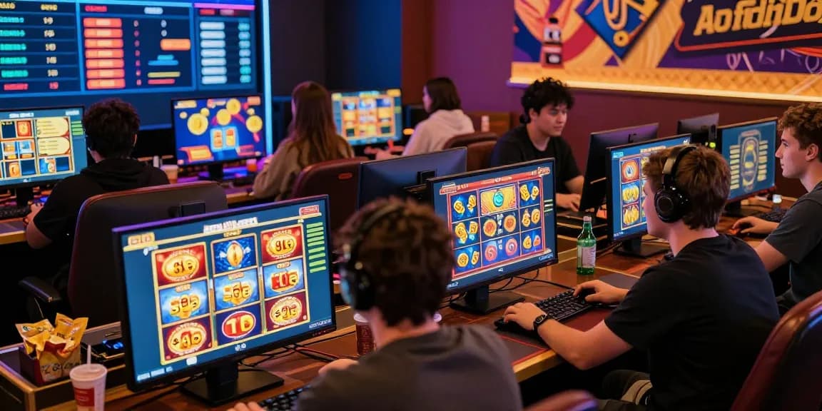 Komunitas pemain di https://honda555.net/ yang penuh semangat dalam permainan slot online dengan suasana ceria.