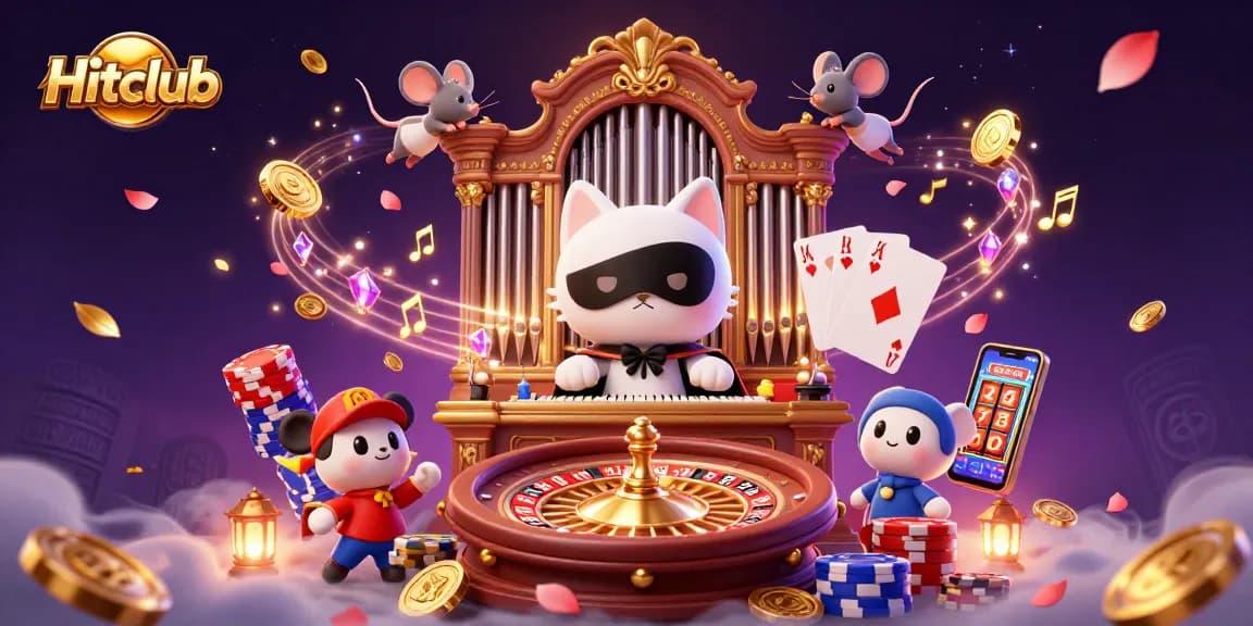 Hitclub engages players with dynamic 3D scenes of thrilling casino actions and colorful gaming elements.