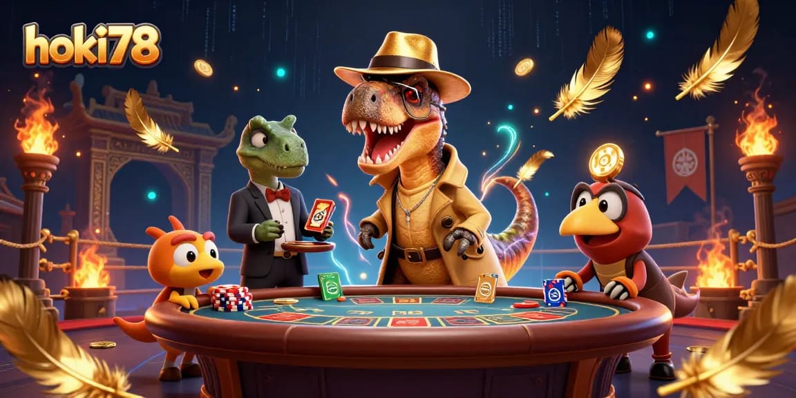 Pemain bertaruh di hoki78 dengan raptor berjubah dan penipuan di meja blackjack.