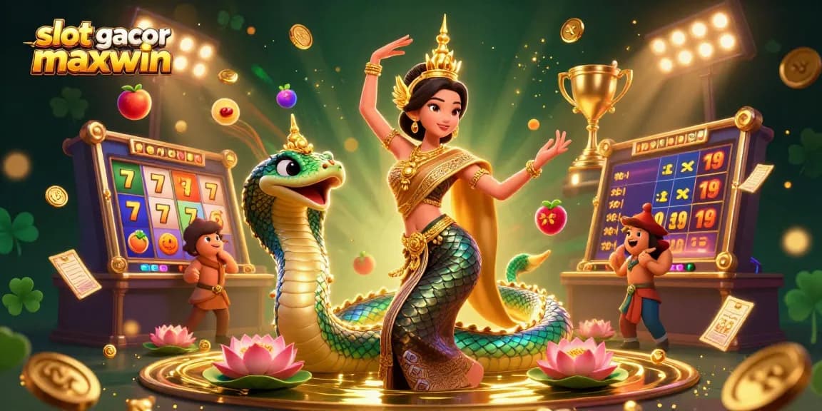 Experience high chances at slot gacor maxwin with a captivating casino scene filled with vibrant energy.