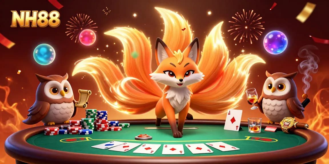 Experience NH88's exhilarating casino energy with vibrant characters and dynamic gameplay elements.