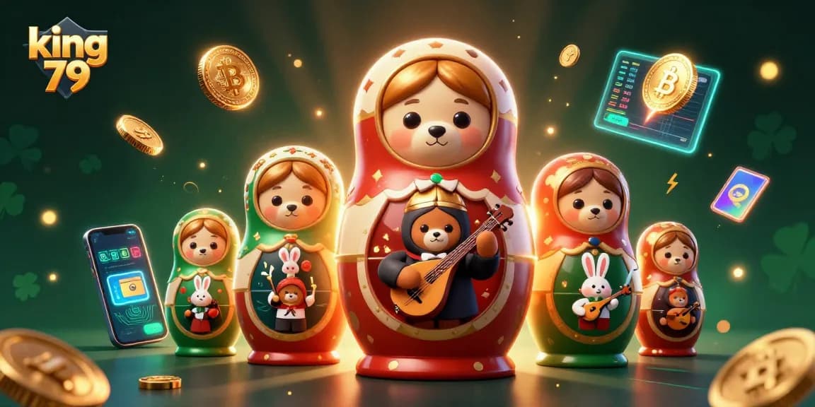 Experience king 79 with vibrant casino elements featuring playful bears and more