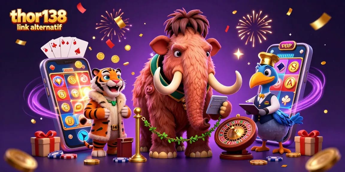 Menangkan permainan di thor138 link alternatif dengan bouncer mamut dan tamu VIP di kasino.
