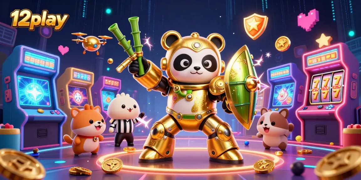 Win big with 12play in an engaging gaming arena packed with vibrant casino elements.