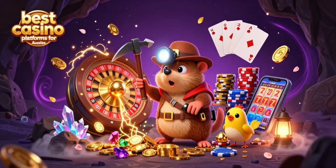 Experience thrilling gaming with the best casino platforms for Aussies featuring vibrant characters and gameplay.