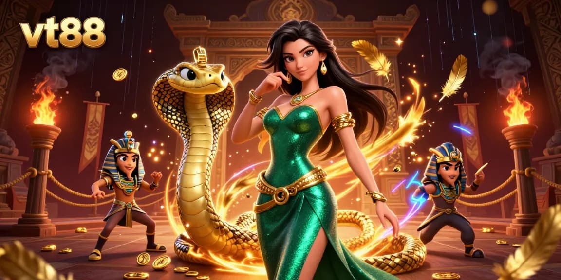 vt88 lures players with immersive casino thrills, featuring a stunning 3D illustration.