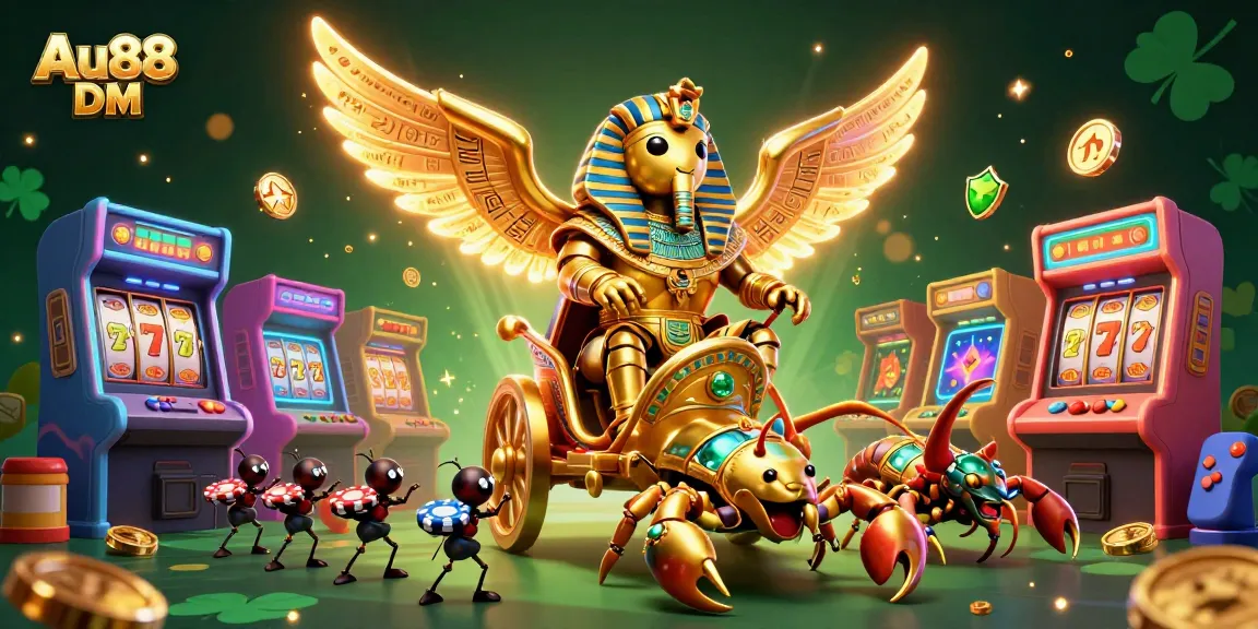 Engage with thrilling gameplay at Au88 DM, showcasing a vibrant casino scene full of action.