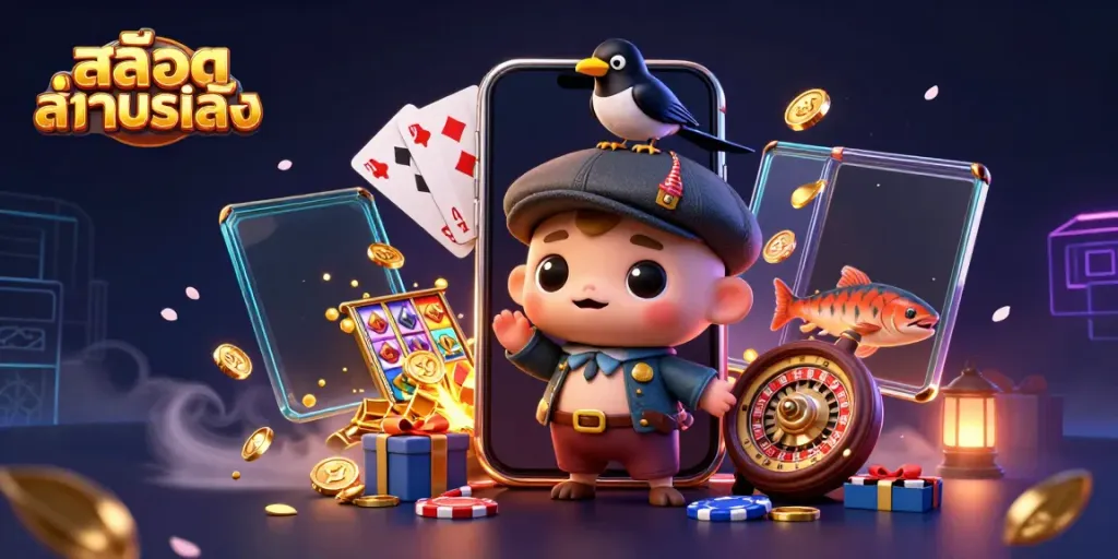 สนุกกับสล็อตทดลองเล่นในภาพ 3D ที่เต็มไปด้วยสีสันและรายละเอียดที่สุดในเกม