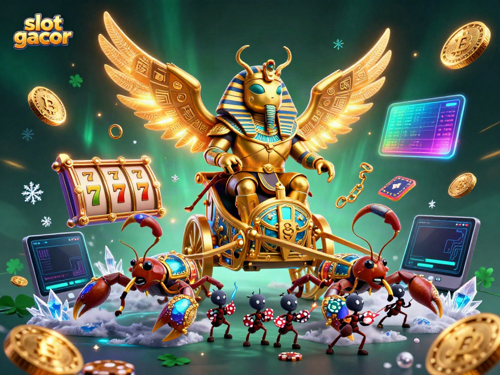 Experience the thrill of slot gacor with dazzling 3D characters and rich casino elements.