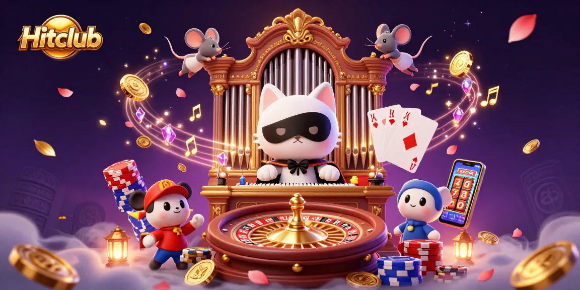 Hitclub engages players with dynamic 3D scenes of thrilling casino actions and colorful gaming elements.