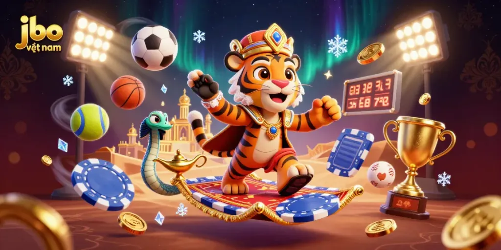 Engage with jbo việt nam and experience thrilling sports betting alongside a magical scene of 3D characters.