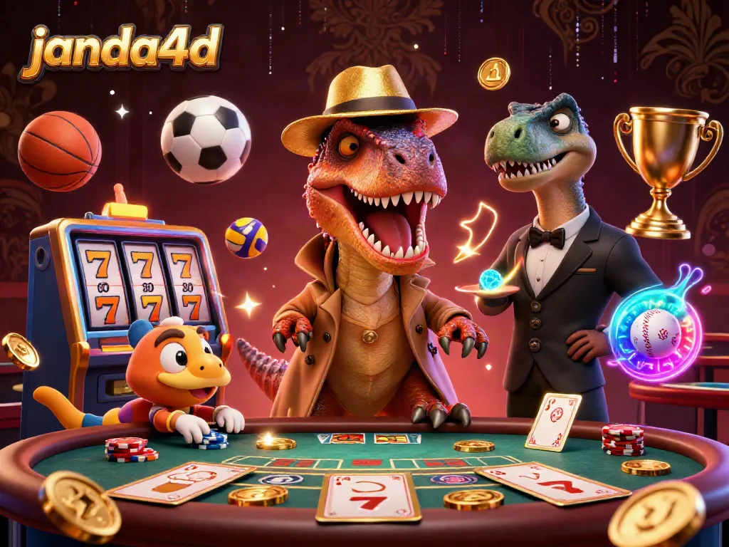 Gambarkan momen menarik di janda4d saat velociraptor mencoba bermain kartu di meja blackjack.
