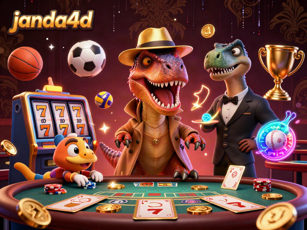 Gambarkan momen menarik di janda4d saat velociraptor mencoba bermain kartu di meja blackjack.