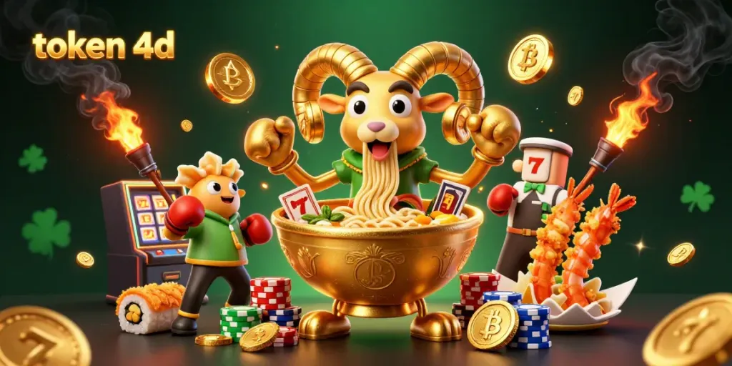 Menggandakan uang dengan token 4d saat bermain slot berkelas andalan di kasino online.
