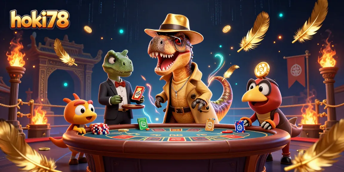 Pemain bertaruh di hoki78 dengan raptor berjubah dan penipuan di meja blackjack.